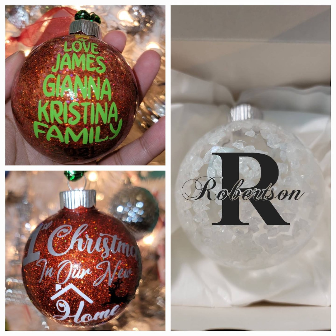 Custom Christmas Ball Ornaments 