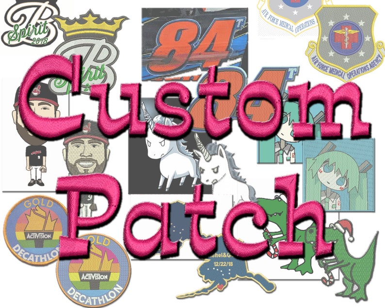 Custom patch, Any patch Embroidered patch, Personalize embroidery patch, Custom Name Patch, Iron on patch, Custom Patch Design, Back patch image 1