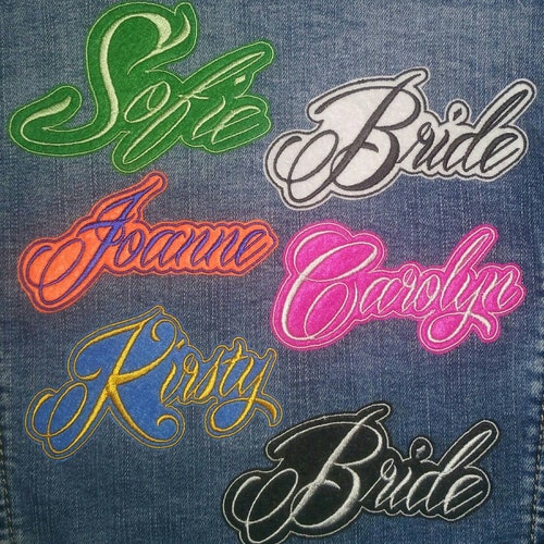 Personalized Embroidered Name Patch Custom Name Tags Etsy