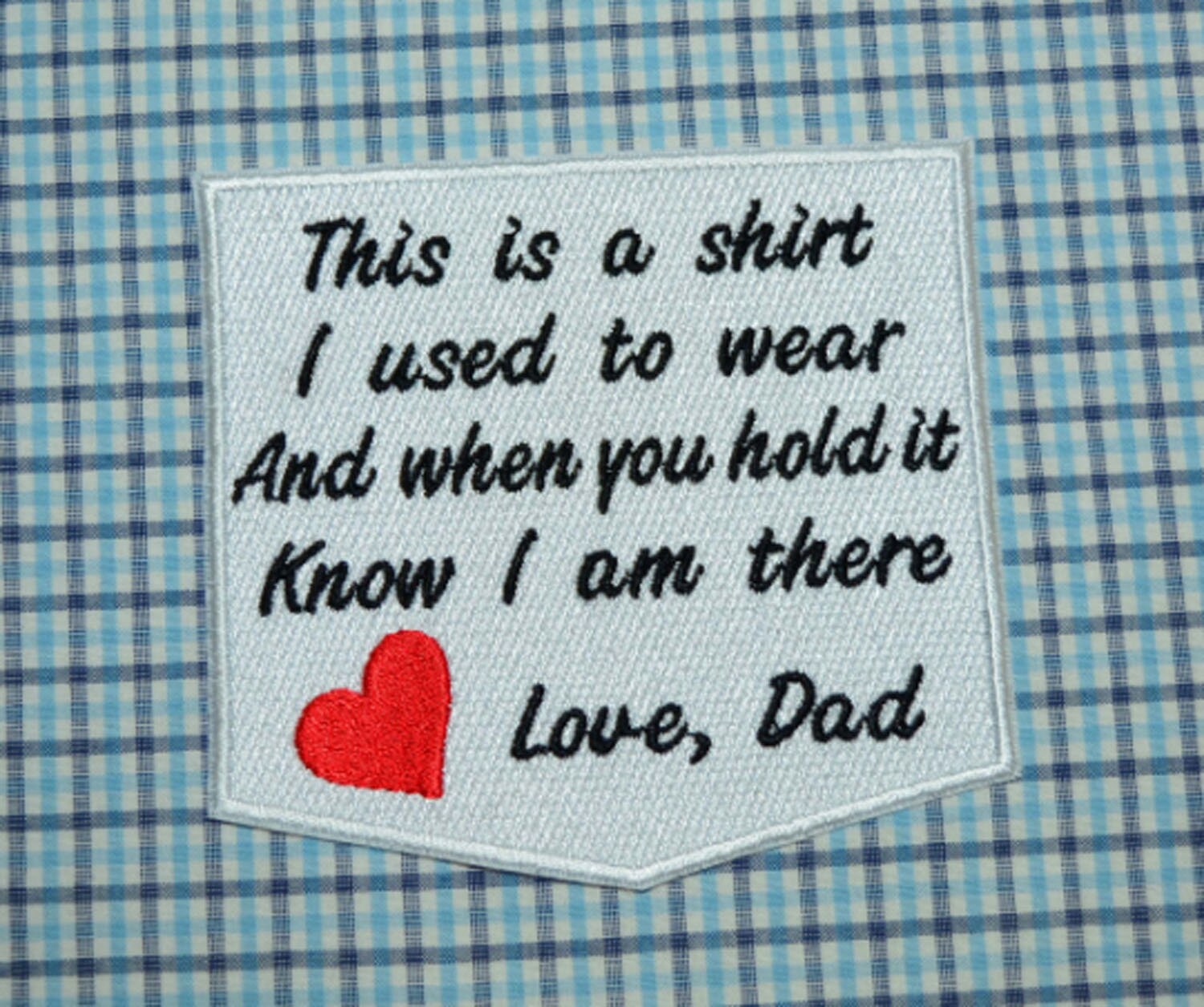 Personalized Embroidered Memory Patch Iron on Memory Patch Etsy