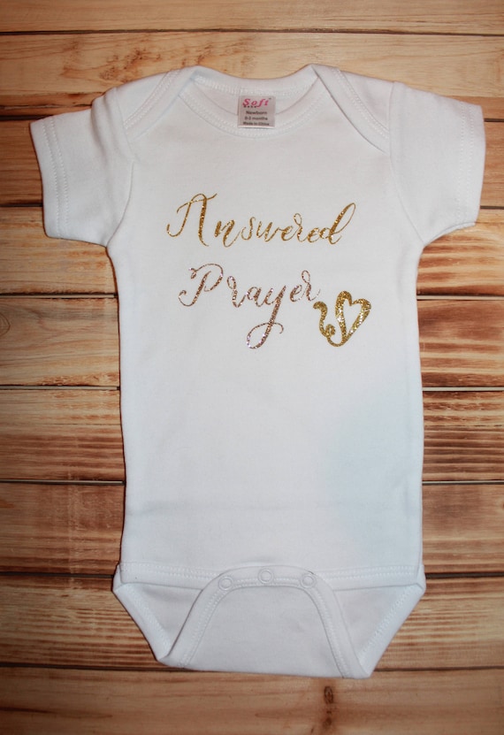 answered prayer onesie