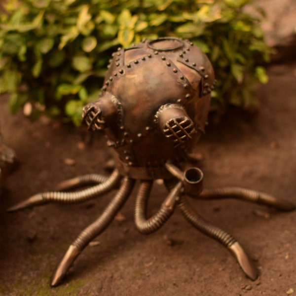 Octopus Yard Sculpture Etsy