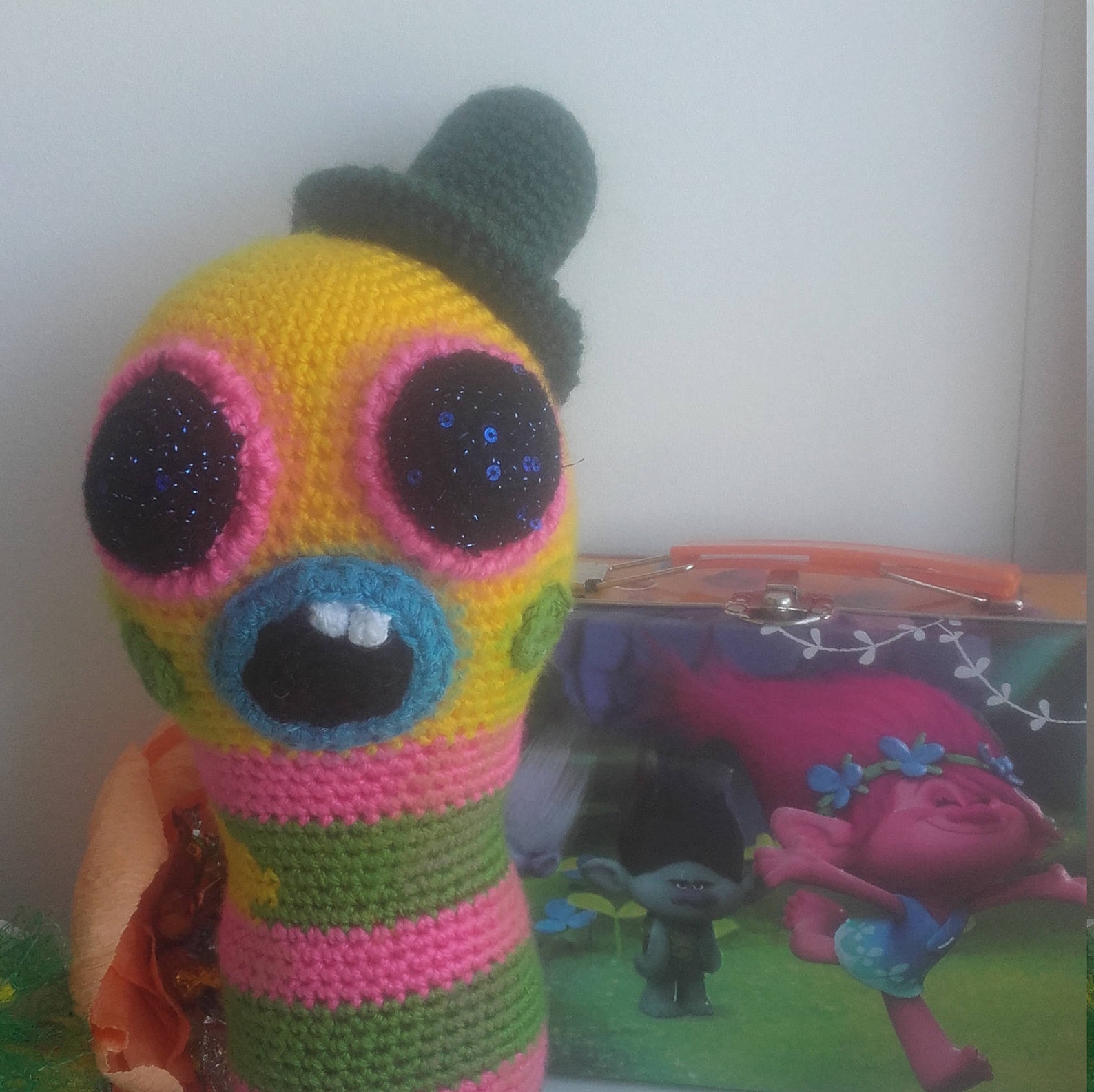 Mr.Dinkles Crochet toy Trolls Plush toy Caterpillar Soft toy | Etsy