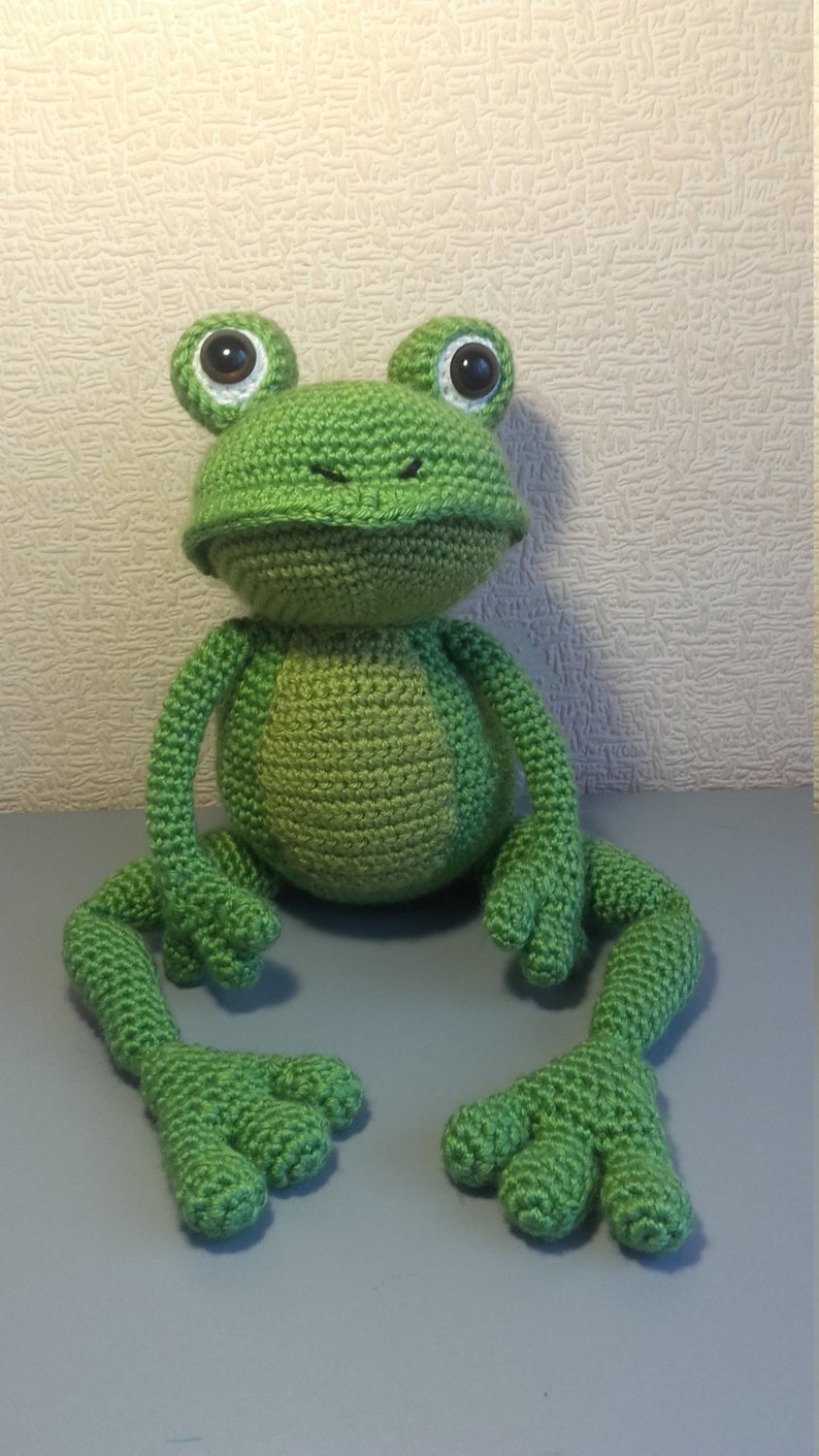 Amigurumi Frog Stuffed Frog Soft Frog Toy Cute Frog Toy Gift | Etsy