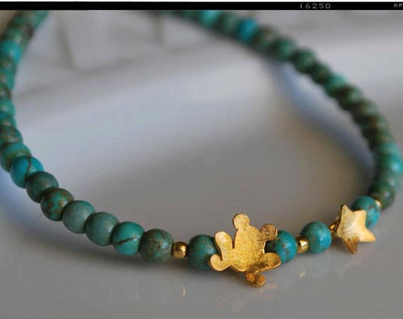 Frog Star Bracelet Sterling Silver Gold plated Fine Jewelry Lakasa eShop ideas gift friends love luck dream girl mama birthday friendship