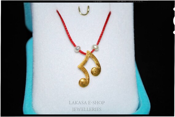 Music Notes Symbol Necklace Sterling Silver Gold plated Jewelry Greek Art Gift ideas rock you baby Birthday love violin piano Musician Lover