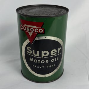 Conoco Oil Can - Etsy