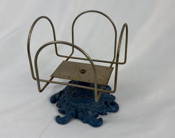 Vintage Revolving Tabletop Display, Victorian Cast Base by Robert Emig | Unique Small Item Shop Display, Vintage Victorian Decor