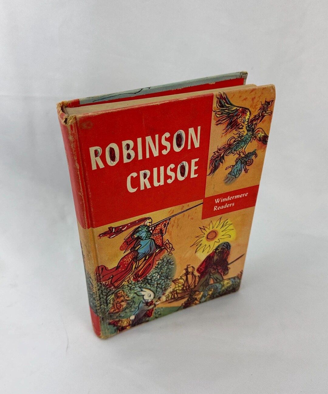 Vintage 1950’s Robinson Crusoe Book by Daniel Defoe | Antique Children ...