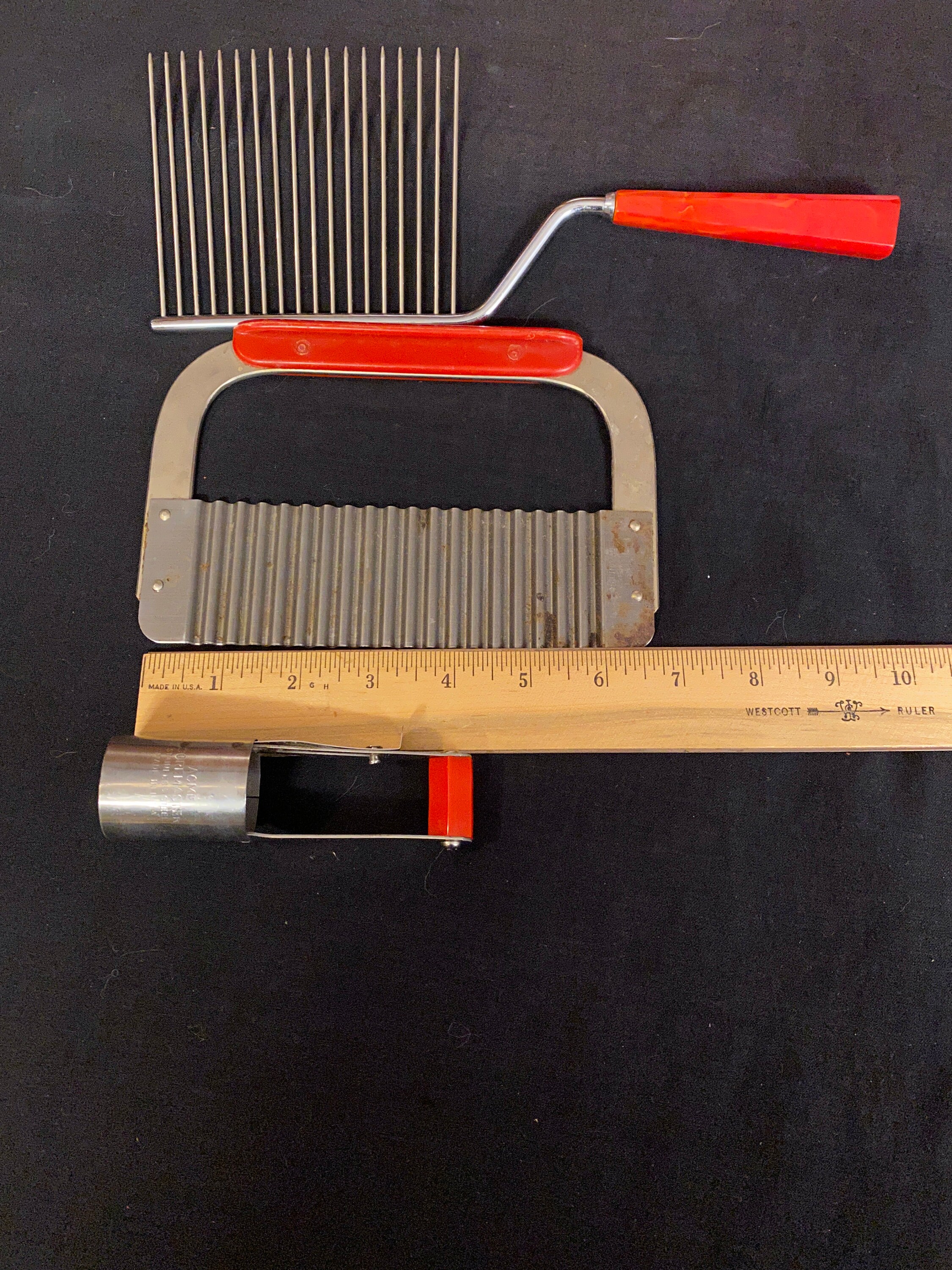 3 Vintage Red Kitchen Utensils Retro Red Kitchen Decor Vintage Baking ...