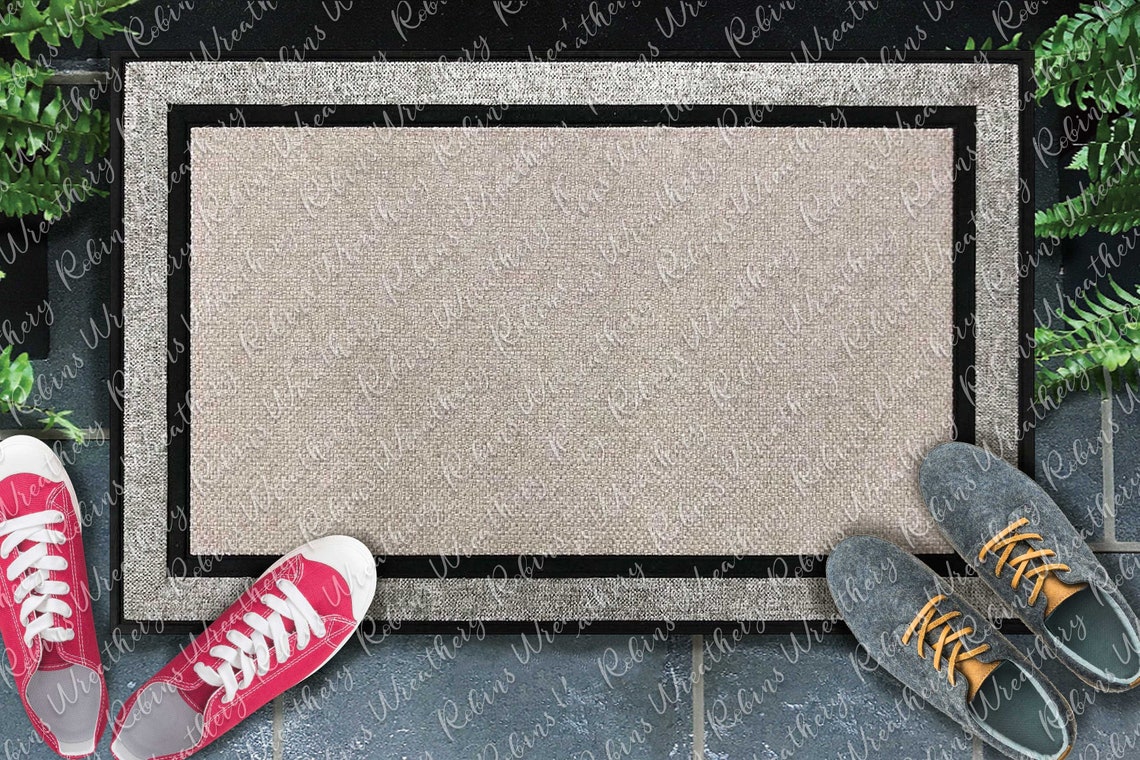 Trafficmaster doormat mock up Rug/Mat mockup Digital item ...