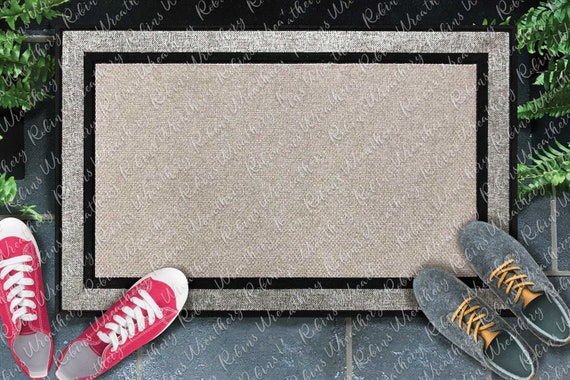 Trafficmaster Doormat Mock Up Rug Mat Mockup Digital Item Etsy