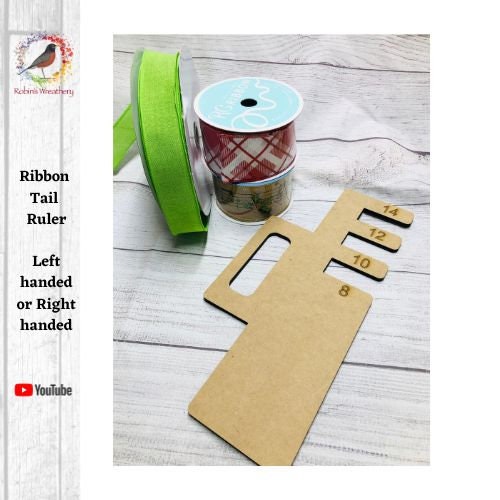 Ribbon Spool Board With 4 Spools Plus 2 in the Middle, Ribbon Holder,  Ribbon Spool, Ribbon Board, Wreath Ribbon, Craft Board, Wreath Rail 