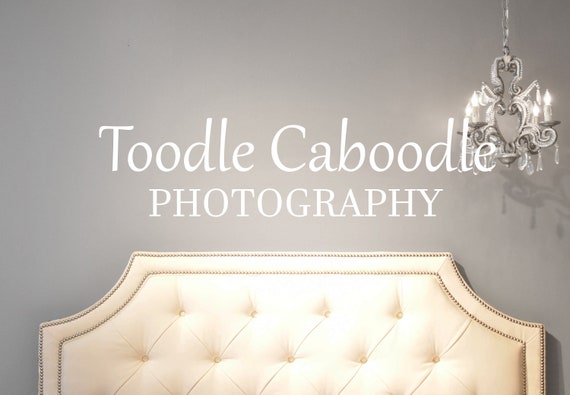 Styled Stock Photography Blank Bedroom Wall Mock Up Padded