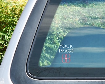 Download Real photo mockups, car window, window decal mockup, decal mock ups, rear car window decal area ...
