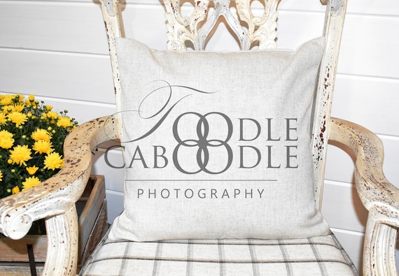 Styled Stock Photography Fall Thanksgiving Linen Pillow Mockup Plaid Styled Stock Photography Fall Thanksgiving Linen Pillow Mockup Plaid