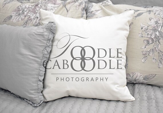 Styled Stock Photography One Pillow Mockup White Square Pillow