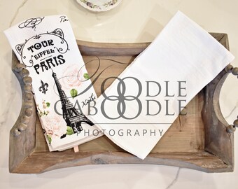 Download Styled Stock Photography Flour Sack Tea Towel Mockup Wood Tray And Pink Paris Towel Blank Tea Towel Mock Ups Digital Tea Towel Mockups 200 Great Mockup Photos Free Stock Photos