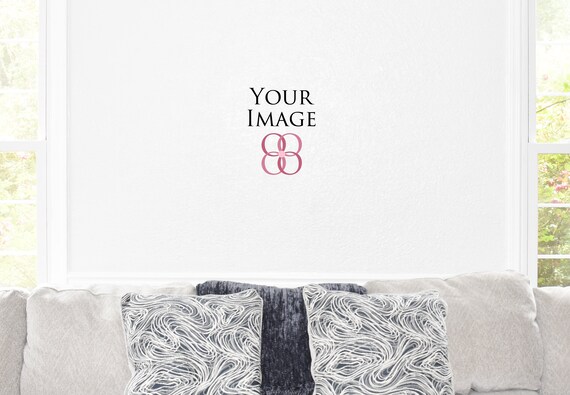 Real Photography Mockups Sofa And Wall With 2 Windows Real Photography Mockups Sofa And Wall With 2 Windows