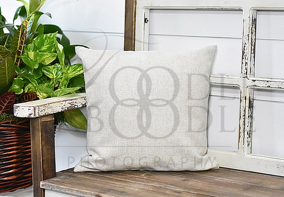 Pillow Mockup Linen Pillow Square Pillow Mock Up Pillow On Etsy