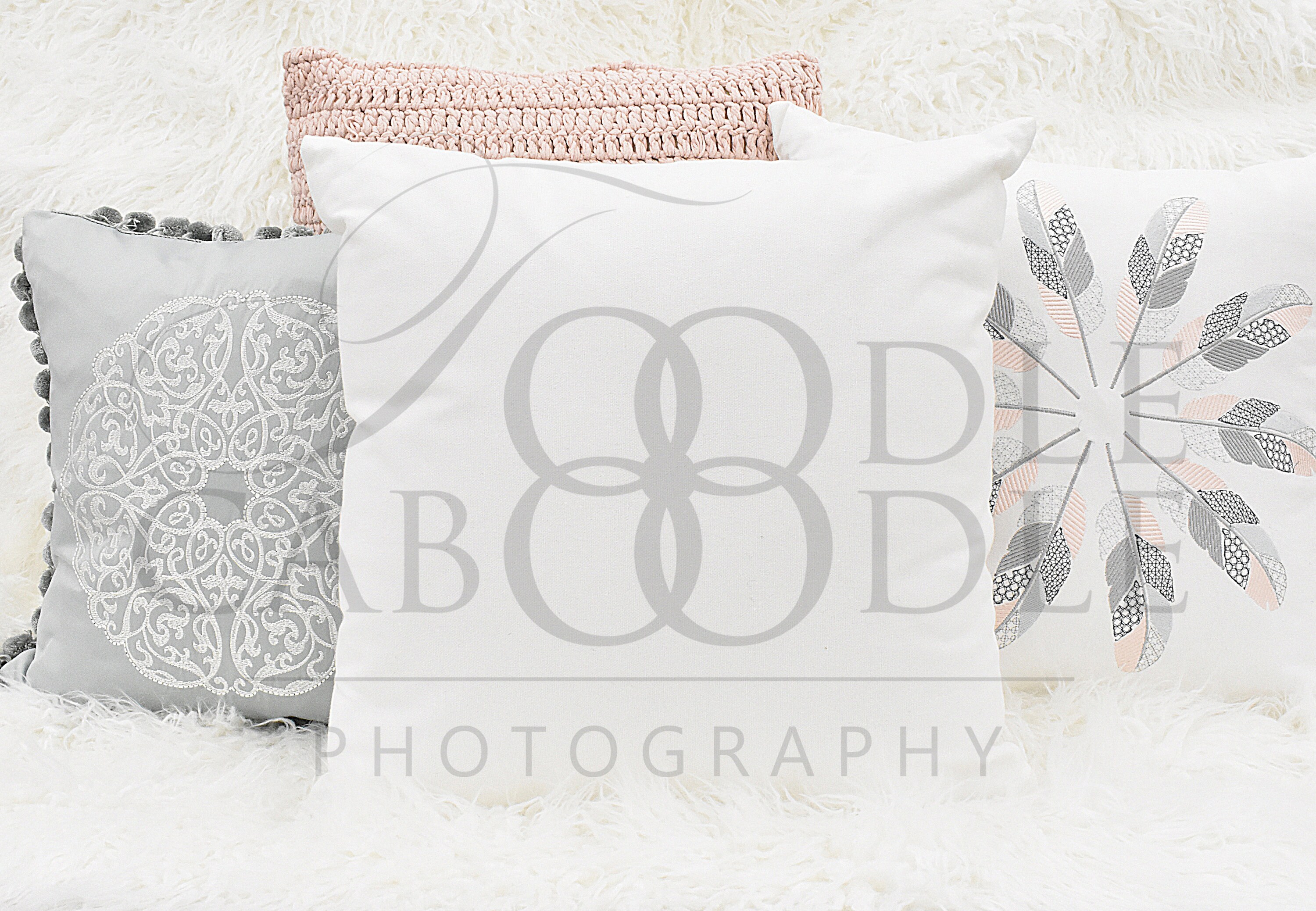 Download Styled Stock Photography White Square Pillow Mockup Pink And Etsy