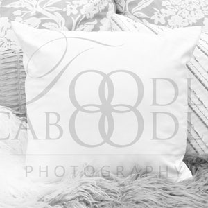 Download Christmas Pillow Mockup White Square Pillow Mockups Rustic Etsy