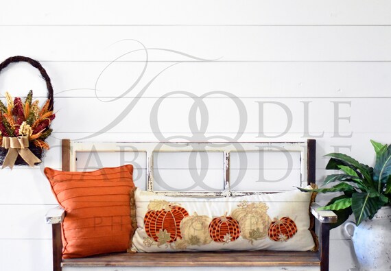 Wall Mockup Thanksgiving Or Autumn Mockups Fall Wall White Etsy