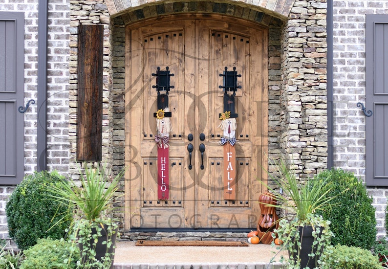 Hanging Wood Sign Fall Sign Mock Up Wood Mockup Blank Wood Sign Rustic Wood Sign Porch Sign Add Your Design to Wood Plank House Sign