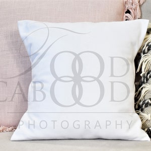 Download Christmas Pillow Mockup White Square Pillow Mockups Rustic Etsy