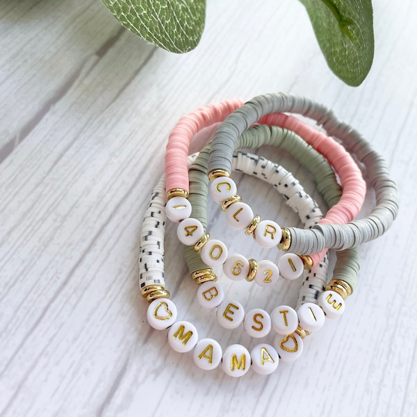 personalised bracelets, bracelets, womens bead bracelets, bead bracelet, bracelets for women, beaded bracelets, personalised name bracelets,