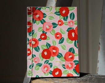 Small handmade Japanese A6 notebook - Japanese binding - Note book - Pocket notebook - Drawing notebook - Made in France