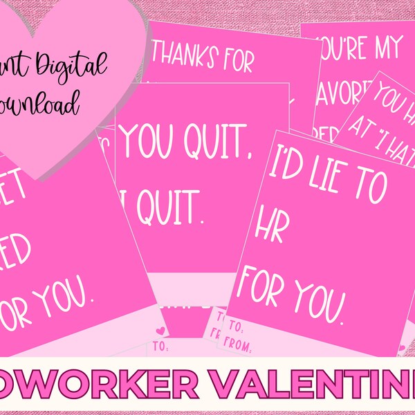 Valentines Cards for Coworkers