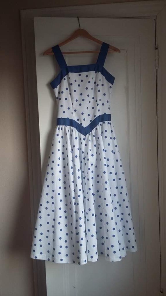 40s polka dot dress