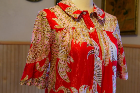 60s retro psychedelic muumuu