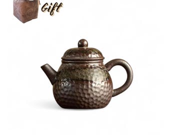 Mini Teapot 60ml & bag as a gift | Handmade gongfu pot | Small ceramic teapot | Travel teapot | tea ceremony pot | Wedding gift