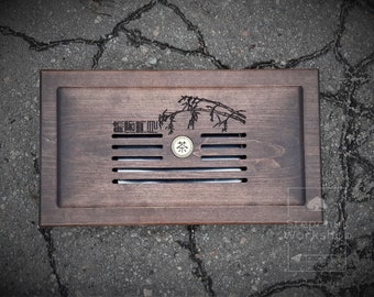 Solid Wood Tea Tray With Water Storage - Gong Fu Tea Tray - Tea Accessories - Minimalist Tea table - Gongfu tray - Modern Asian Tea Tray