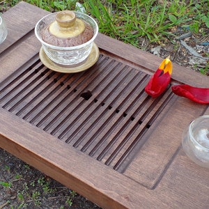 Tea tray Table for tea gongfu (gong fu) Stand for tea ceremony
