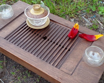 Tea tray Table for tea gongfu (gong fu) Stand for tea ceremony