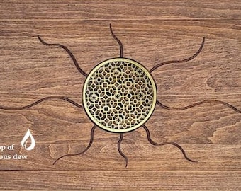 Personalization for tea table. Text, Name, Congratulations