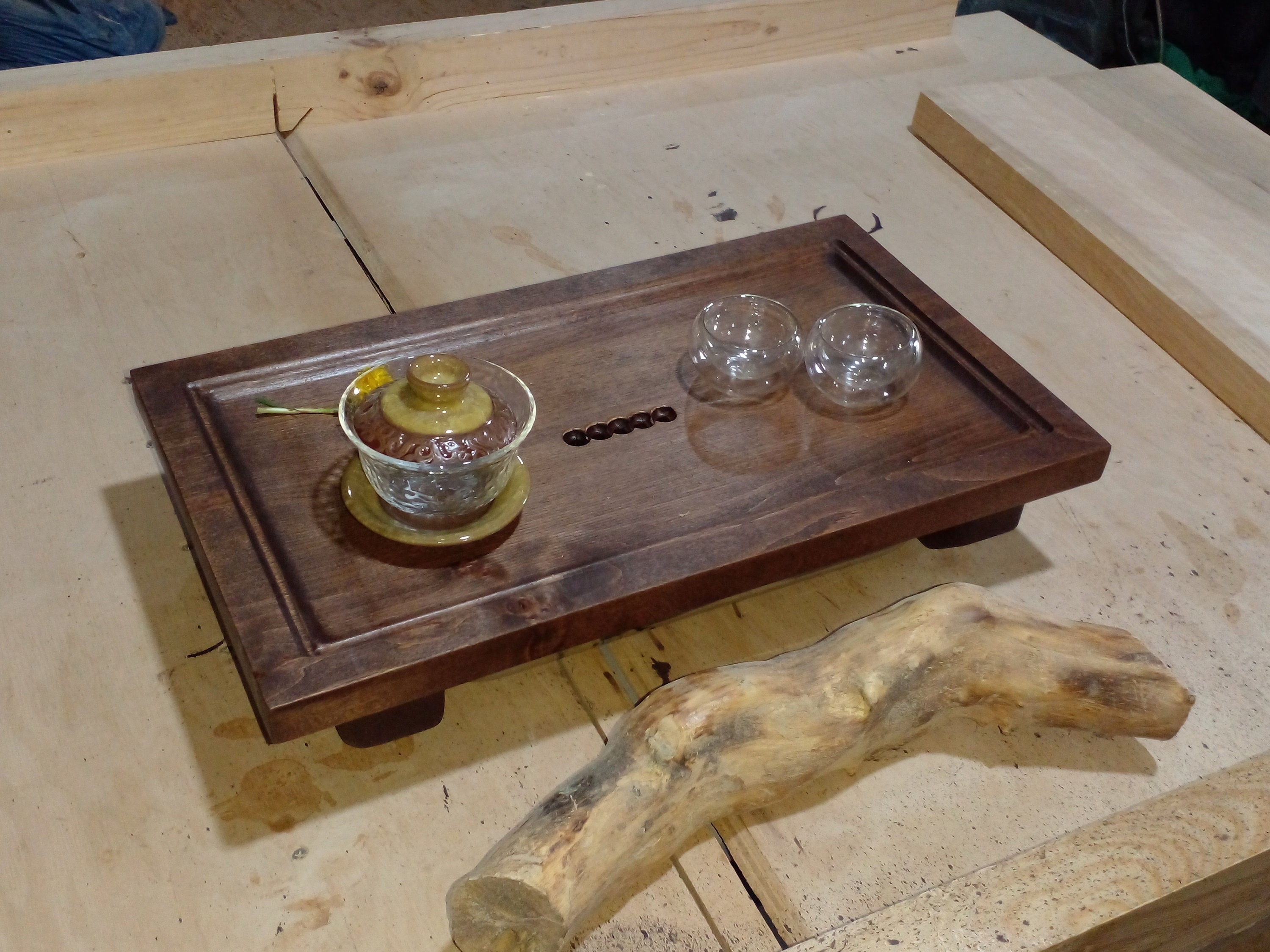 Tea Tray Tea ceremony table Japanese stand Etsy