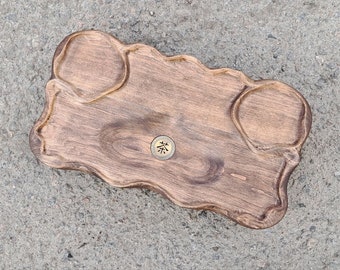 Tea tray lilies 45x25cm. Individual order. Table for tea, gongfu (gong fu), Stand for tea ceremony.