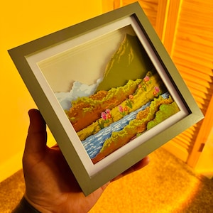 ROUTE TO VIRIDIAN - Sprites in the Wild - Add your sprite(s)! - Customisable Pokemon 3D shadow box paper pixel art gift