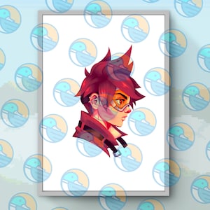 SELECCIÓN DE HÉROES - Impresión artística Overwatch A5 (media carta)/A4 (carta)