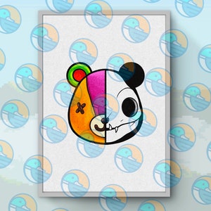 Rayos X de aldeano espeluznante - Animal crossing Lámina artística A5 (media carta)/A4 (carta)