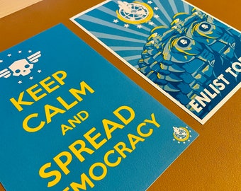 THE PROPAGANDA PRINTS - “Helldivers 2” prints