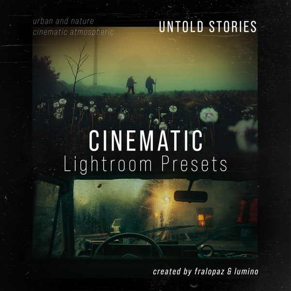 Histoires inédites - 30 préréglages cinématographiques Lightroom