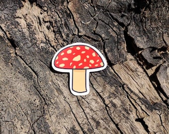 Lil Mushroom Vinyl Decal Sticker