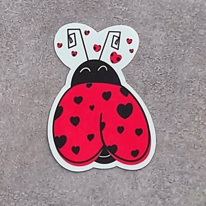 LoveBug Waterproof Vinyl Sticker