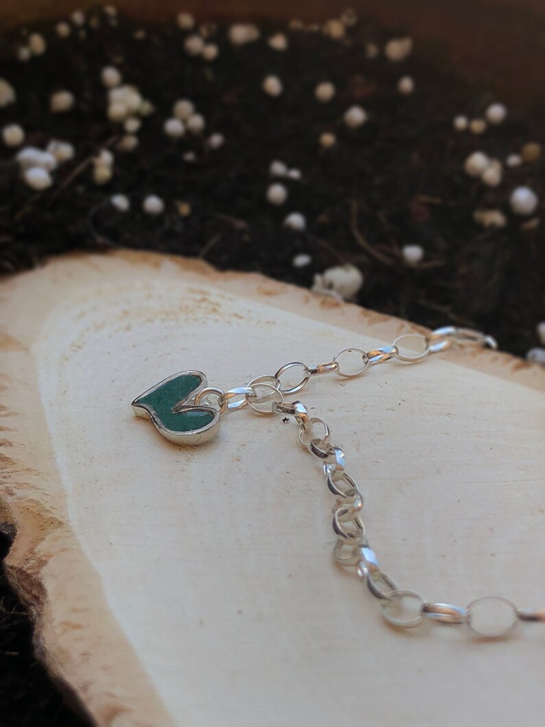 Silver Anklet Charm Anklet Sterling Silver Anklet Bracelet Etsy