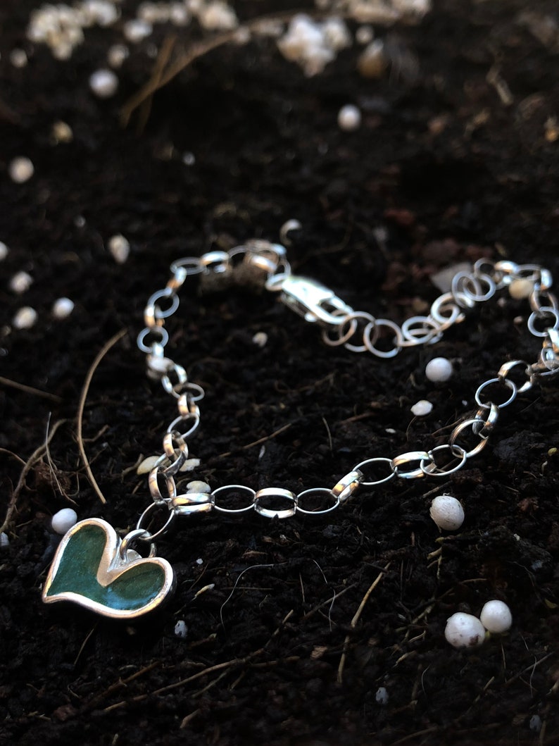 Silver Anklet Charm Anklet Sterling Silver Anklet Bracelet Etsy